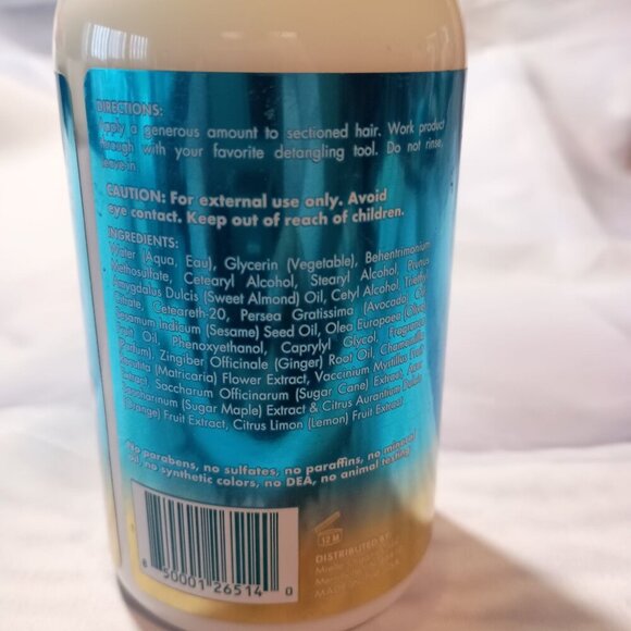 Mielle Moisture Rx Leave-In Conditioner Hawaiian Ginger 12oz NEW Hydrating - Picture 5 of 5